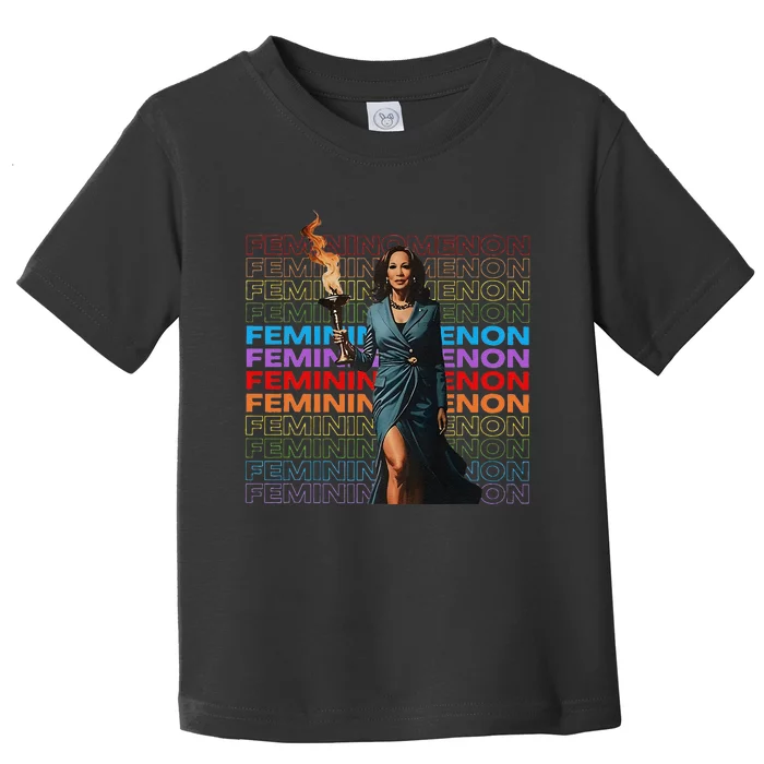 Femininomenon Funny Kamala Harris Gift Toddler T-Shirt