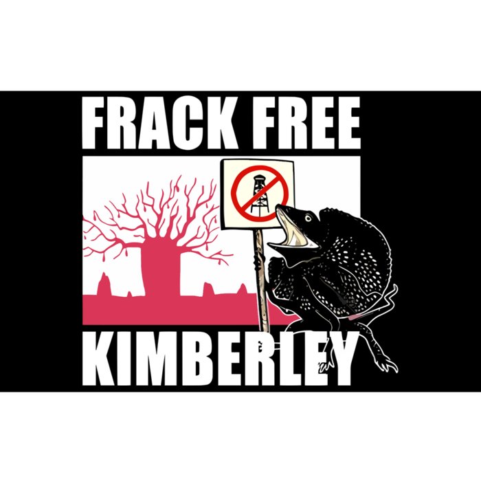 Frack Free Kimberley Lizard Bumper Sticker