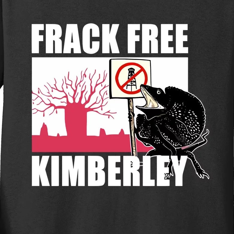 Frack Free Kimberley Lizard Kids Long Sleeve Shirt