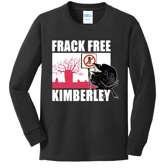 Frack Free Kimberley Lizard Kids Long Sleeve Shirt