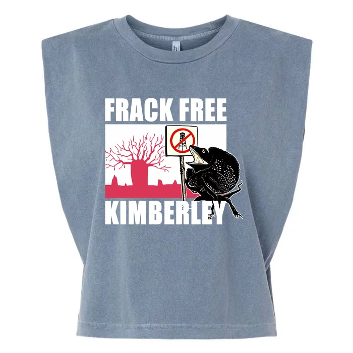 Frack Free Kimberley Lizard Garment-Dyed Women's Muscle Tee