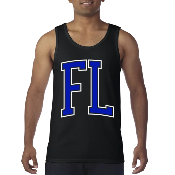 Florida FL Kids Orange Tank Top