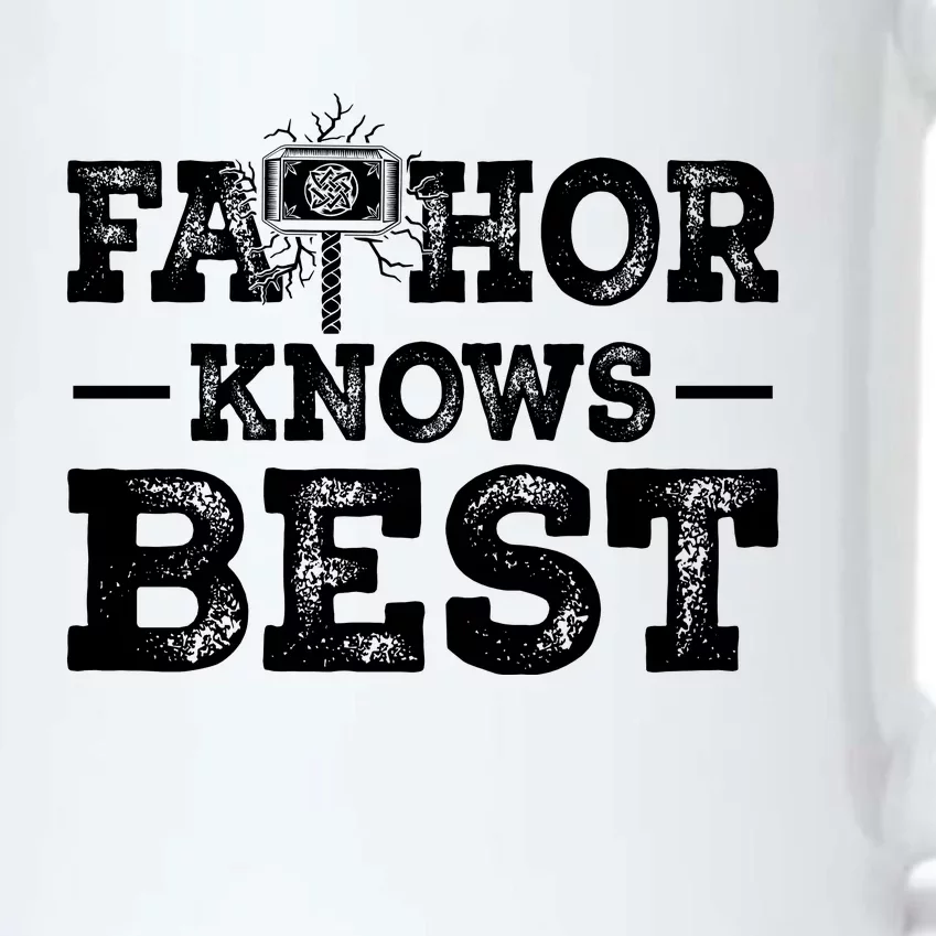 Father Fathor Knows Best T Black Color Changing Mug