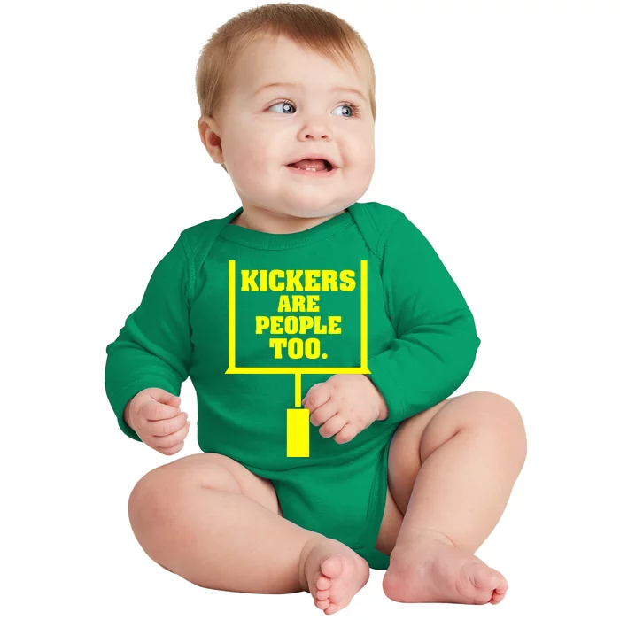 Fantasy Football Kicker Party League Baby Long Sleeve Bodysuit