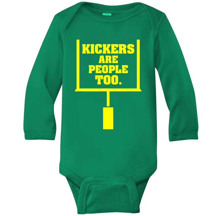 Fantasy Football Kicker Party League Baby Long Sleeve Bodysuit