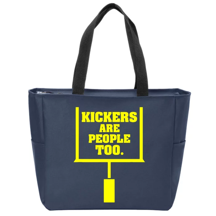 Fantasy Football Kicker Party League Zip Tote Bag