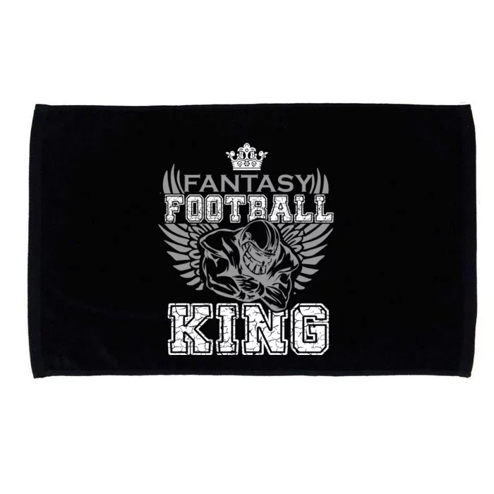 Fantasy Football King League Legend Draft Day Party Gift Microfiber Hand Towel