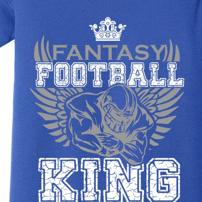 Fantasy Football King League Legend Draft Day Party Gift Baby Bodysuit