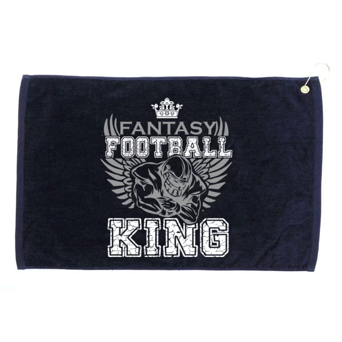 Fantasy Football King League Legend Draft Day Party Gift Grommeted Golf Towel