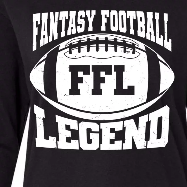 FFL Fantasy Football Legend Sports Fan Womens Cotton Relaxed Long Sleeve T-Shirt