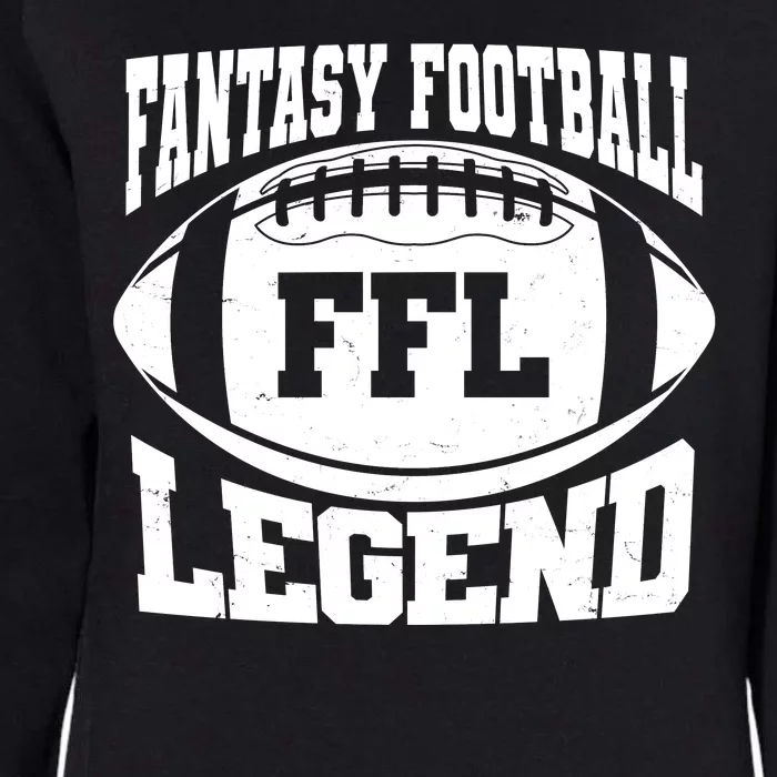 FFL Fantasy Football Legend Sports Fan Womens California Wash Sweatshirt