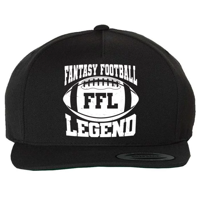 FFL Fantasy Football Legend Sports Fan Wool Snapback Cap