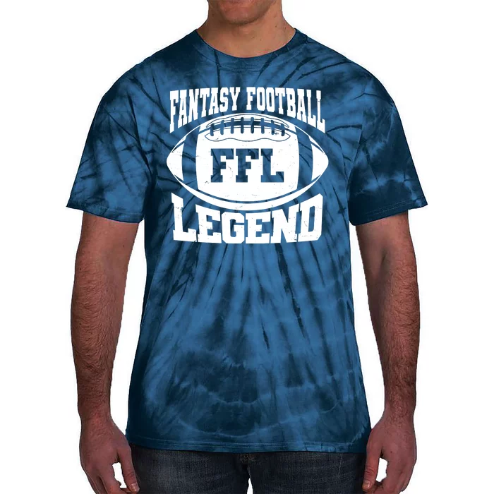 FFL Fantasy Football Legend Sports Fan Tie-Dye T-Shirt