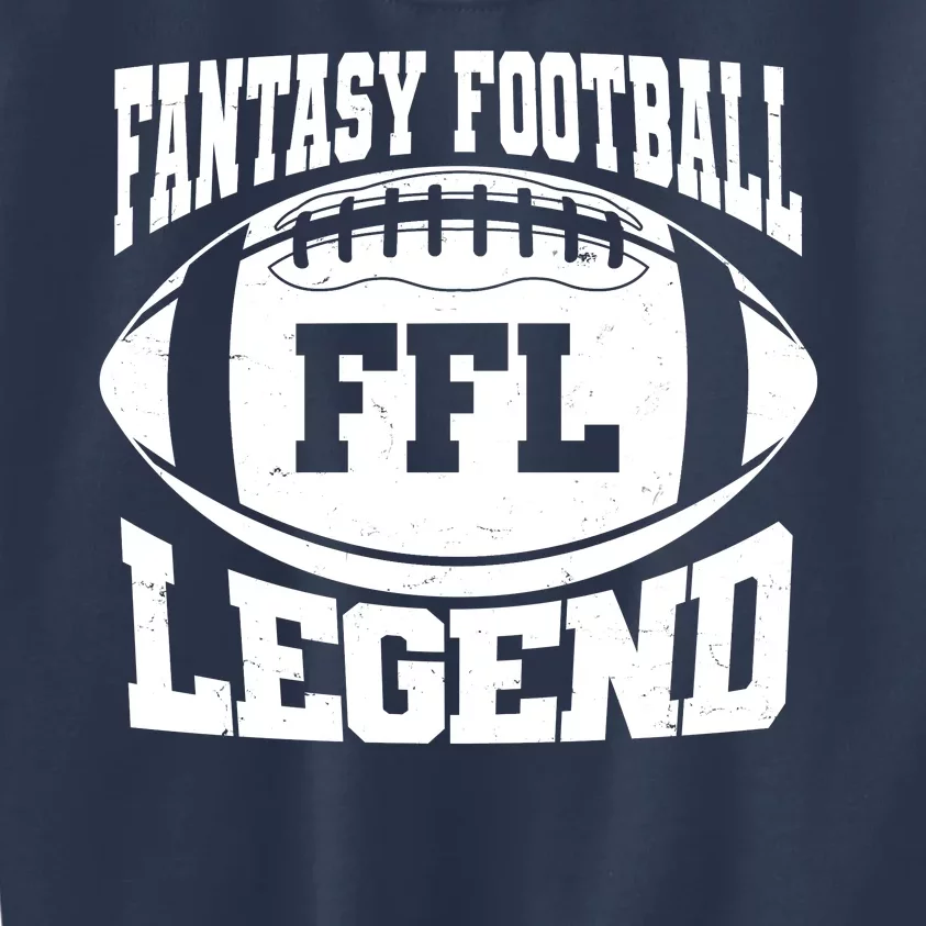 FFL Fantasy Football Legend Sports Fan Kids Sweatshirt