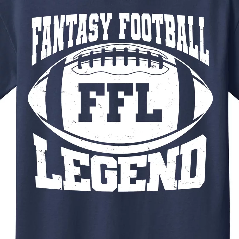 FFL Fantasy Football Legend Sports Fan Kids T-Shirt