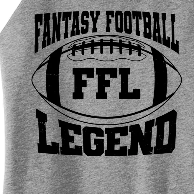 FFL Fantasy Football Legend Sports Fan Women’s Perfect Tri Rocker Tank