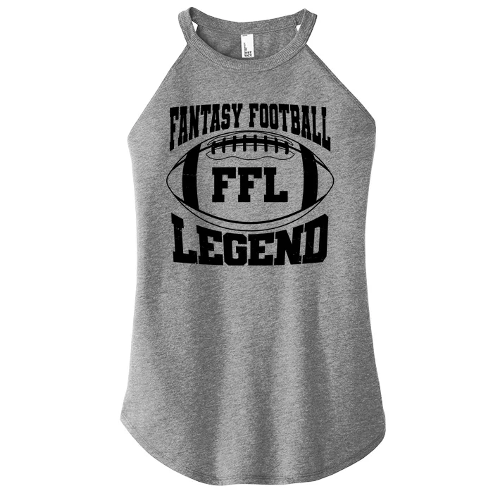 FFL Fantasy Football Legend Sports Fan Women’s Perfect Tri Rocker Tank