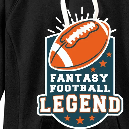 Fantasy Football League Legend Trophy Women's Fleece Hoodie