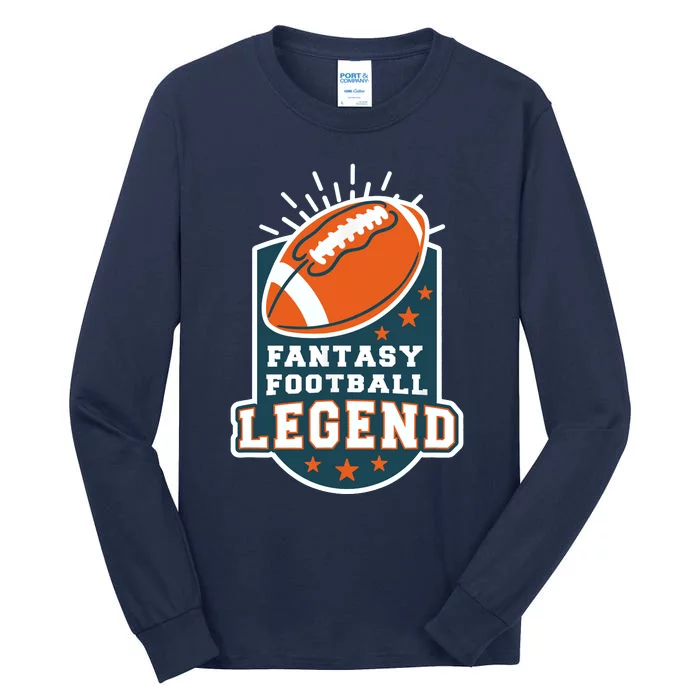 Fantasy Football League Legend Trophy Tall Long Sleeve T-Shirt