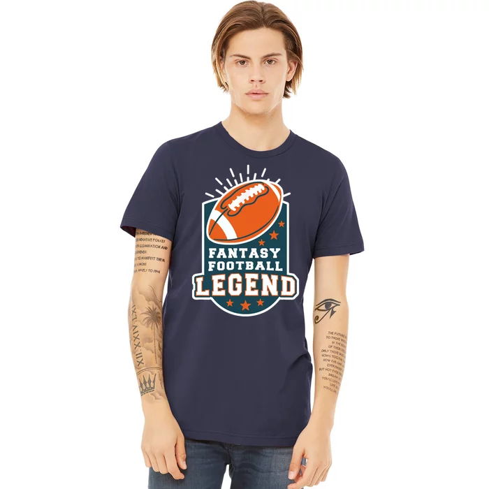 Fantasy Football League Legend Trophy Premium T-Shirt