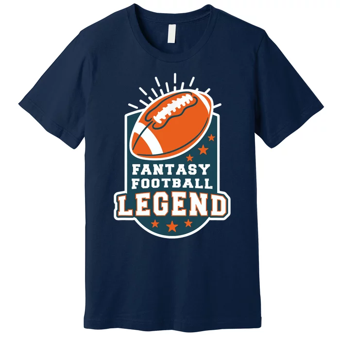 Fantasy Football League Legend Trophy Premium T-Shirt