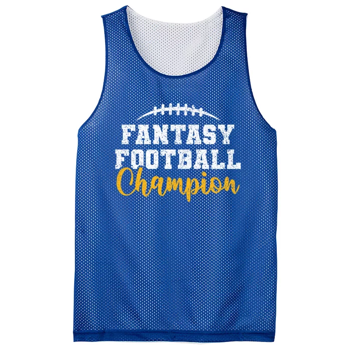 Fantasy Football League Winner Fantasy Football Champion Gift Mesh Reversible Basketball Jersey Tank