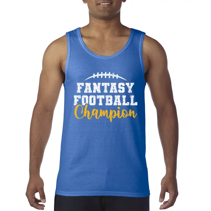 Fantasy Football League Winner Fantasy Football Champion Gift Tank Top