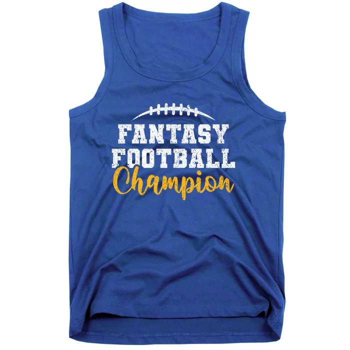 Fantasy Football League Winner Fantasy Football Champion Gift Tank Top