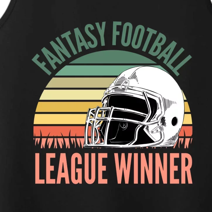 Fantasy Football League Winner Gift Performance Tank