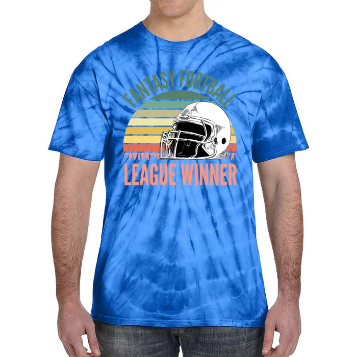 Fantasy Football League Winner Gift Tie-Dye T-Shirt