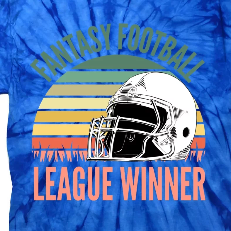 Fantasy Football League Winner Gift Tie-Dye T-Shirt