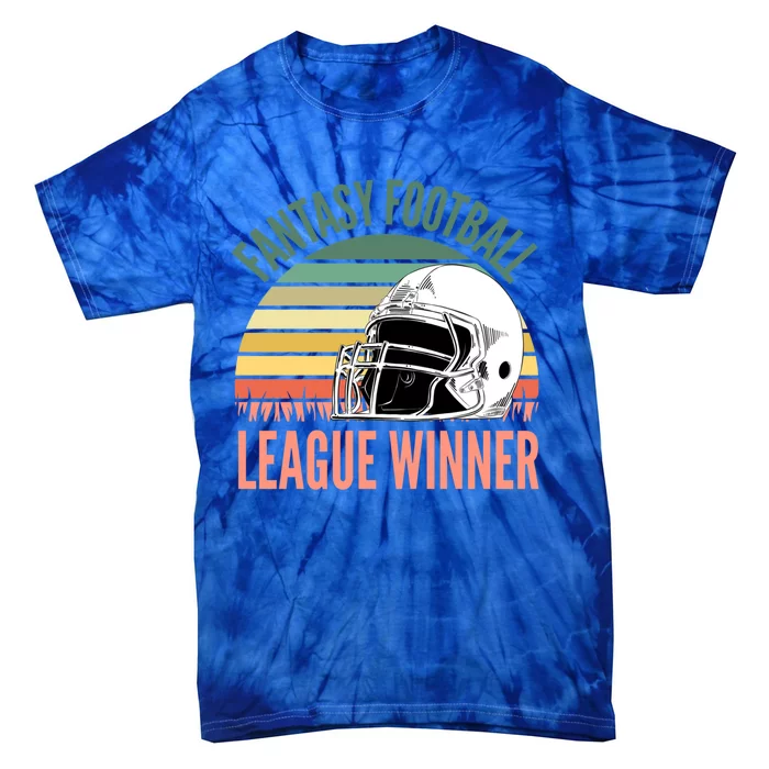 Fantasy Football League Winner Gift Tie-Dye T-Shirt