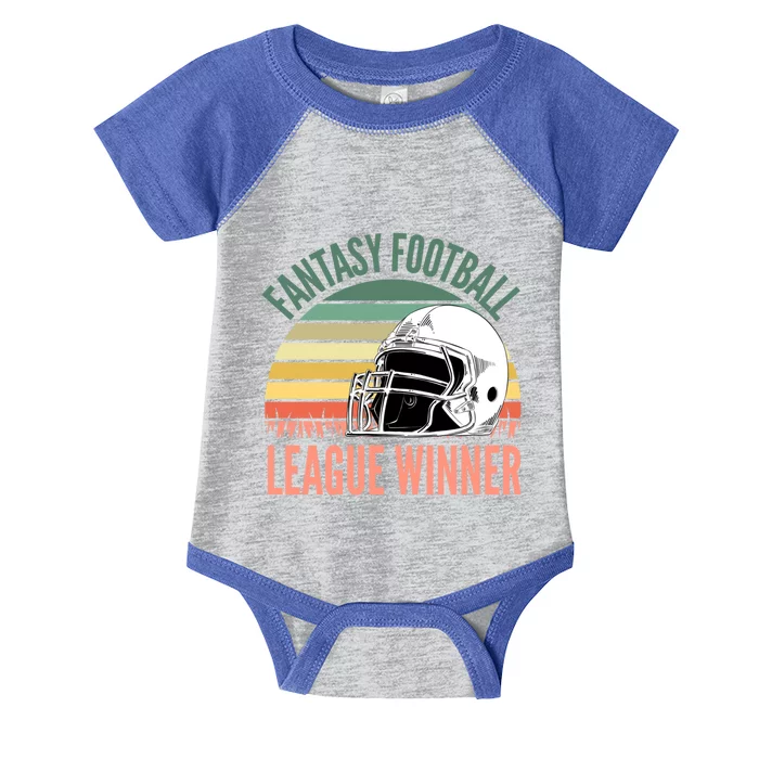 Fantasy Football League Winner Gift Infant Baby Jersey Bodysuit