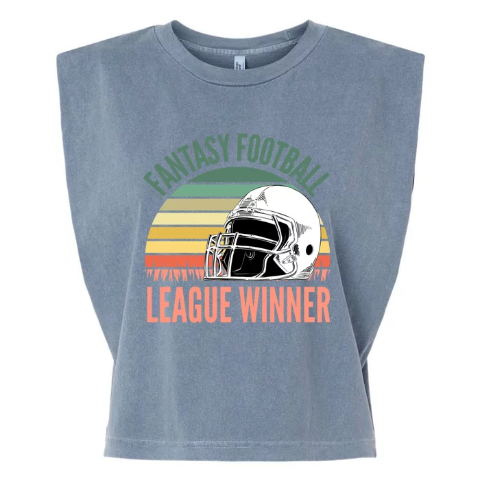 Fantasy Football League Winner Gift Garment-Dyed Women's Muscle Tee