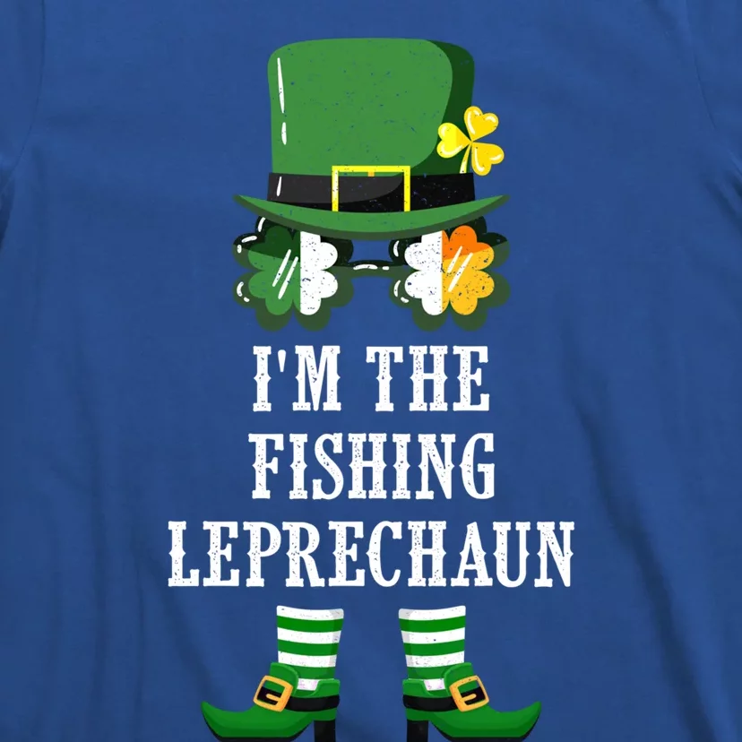 Funny Fishing Leprechaun Costume St Patrick's Day Funny Gift Meaningful Gift T-Shirt