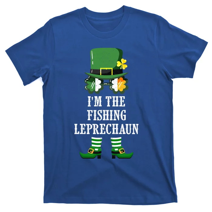 Funny Fishing Leprechaun Costume St Patrick's Day Funny Gift Meaningful Gift T-Shirt