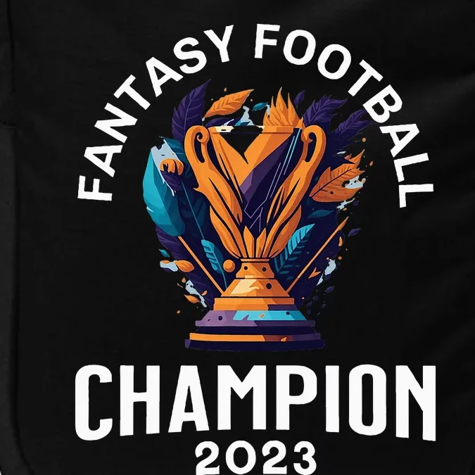 Fantasy Football League Champion Winner Impact Tech Backpack