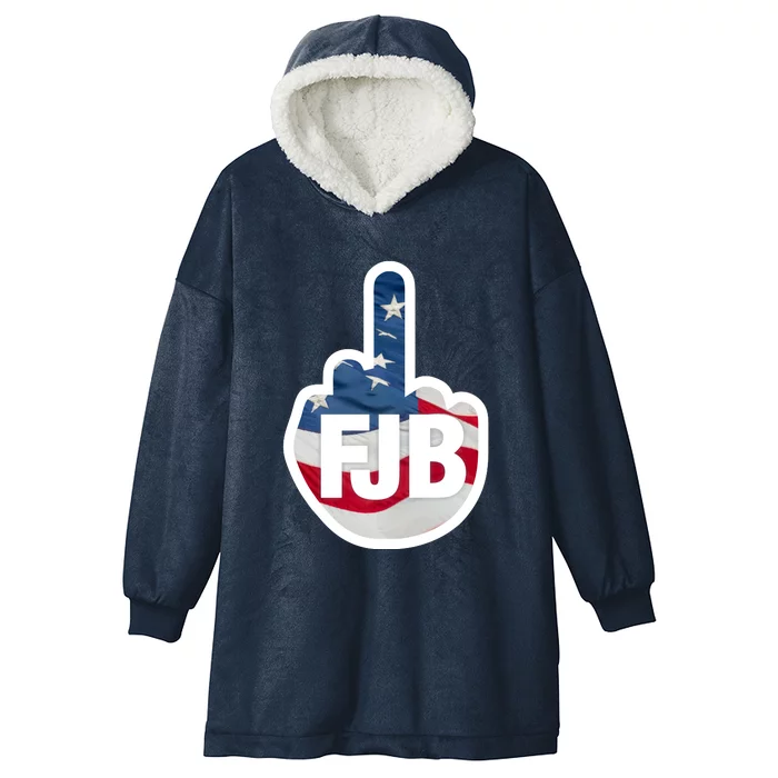 FJB Flag Logo Apparel Hooded Wearable Blanket