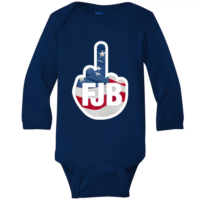 FJB Flag Logo Apparel Baby Long Sleeve Bodysuit