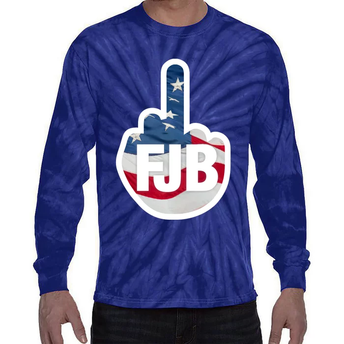 FJB Flag Logo Apparel Tie-Dye Long Sleeve Shirt