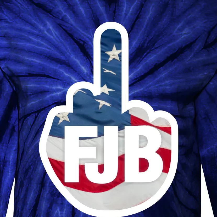 FJB Flag Logo Apparel Tie-Dye Long Sleeve Shirt