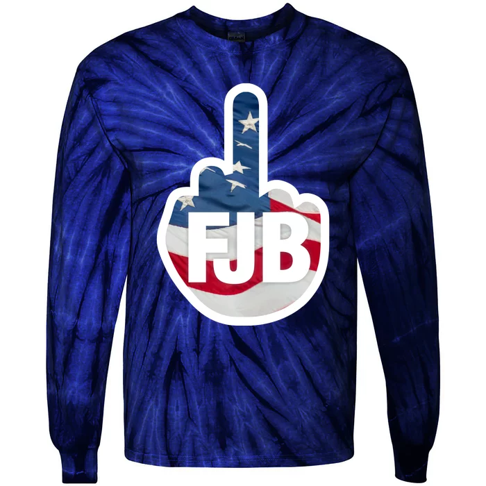 FJB Flag Logo Apparel Tie-Dye Long Sleeve Shirt