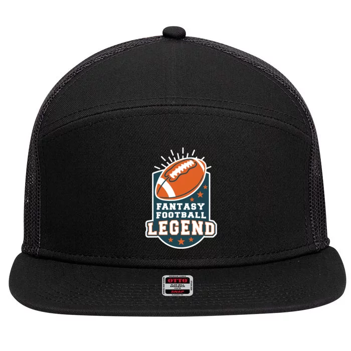 Fantasy Football Legend 7 Panel Mesh Trucker Snapback Hat