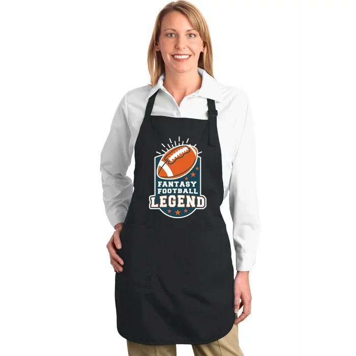 Fantasy Football Legend Full-Length Apron With Pocket