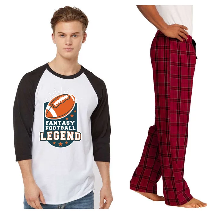 Fantasy Football Legend Raglan Sleeve Pajama Set