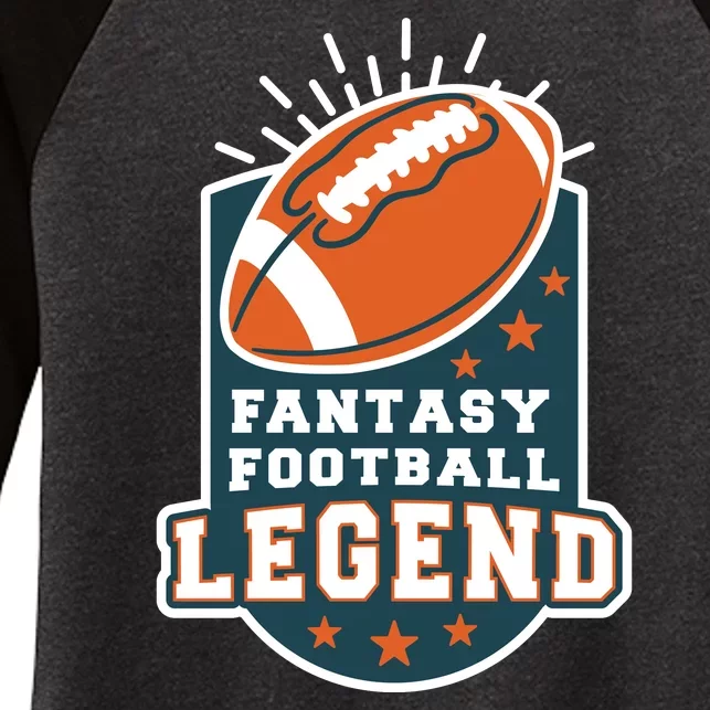 Fantasy Football Legend Women's Tri-Blend 3/4-Sleeve Raglan Shirt