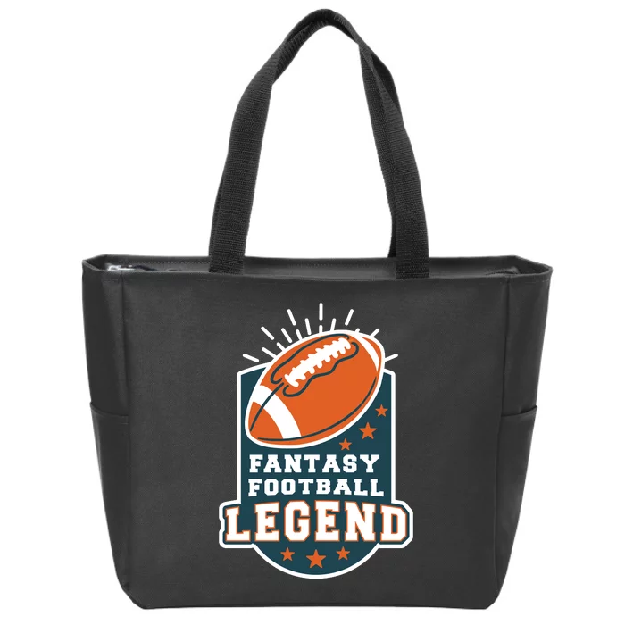 Fantasy Football Legend Zip Tote Bag