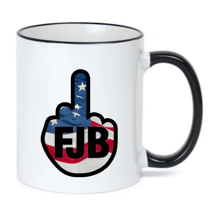 FJB Flag Logo Kitchenware Front & Back Black Color Changing Mug