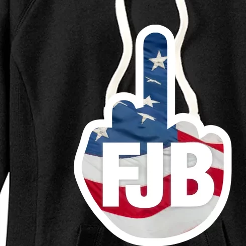 FJB Flag Logo Kitchenware Front & Back Women's Fleece Hoodie