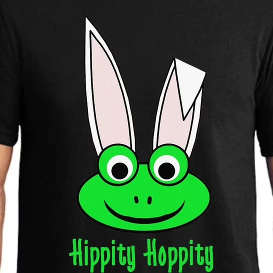 Funny Frog Lovers Cute Bunny Ears Hippity Hoppity Pajama Set